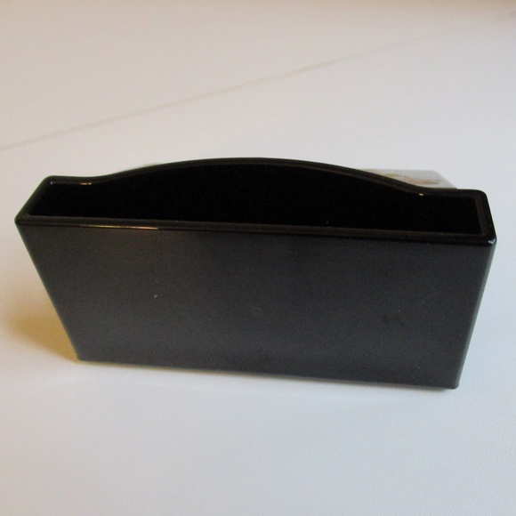Black Lacquerware desk business card holder - Picture 4 of 10